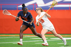 Meaghan Tyrrell tied her career-high of five goals in a come-from-behind win over Virginia.